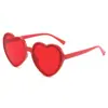 Nuevas Gafas de Sol Europeas y Americanas con Forma de Corazón para Fiesta Transfronteriza, Gafas de Corazón de Melocotón con Protección Solar, Gafas de Sol con Brillo de Corazón de Moda para Fotografía Callejera