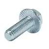 Perno Hexagonal con Brida Ampliada Grado 8.8 con Superficie Dentada, Tornillo Hexagonal Exterior con Brida Dentada de Acero al Carbono Galvanizado Gb5789