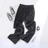 Jeans Tencel Negros de Verano para Mujer 2024 Verano Delgados Cintura Alta Caídos Sueltos Seda de Hielo Pantalones Pierna Ancha Arrastre