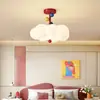 Lámpara de techo para habitación infantil Memphis, estilo crema, creativa y personalizada, colorida, cálida y romántica, adecuada para dormitorios de niños y niñas