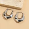 Brincos de Aço Titânio Minimalistas Novos Transfronteiriços Joias Leve Luxo Luxo Elegante Moda Brincos de Joia Elegantes para Mulheres