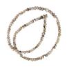 Cuentas de costilla negra de concha de agua dulce 3x 5mm cadena de cuentas de concha cuentas espaciadoras Accesorios DIY pulsera collar materiales hechos a mano semi-terminados