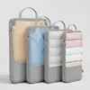 Bolsa de Almacenamiento para Viajes Transfronterizos con Logo Personalizable, Organizador de Compresión de Equipaje Expandible, Bolsa Portátil para Guardar Ropa Interior