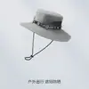 Sombrero para Hombre Verano Ala Ancha Sombrero de Sol Sombrero de Pesca Plegable Exterior Repelente al Agua Secado Rápido Sombrero de Protección Solar