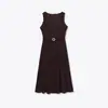 Comércio Exterior Transfronteiriço Estilo Europeu e Americano Moda Feminina Aliexpress Popular Moda Verão Cinto Decote Quadrado Alça Vestido Midi