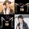 Grampos de Cabelo Clássicos, Acessórios de Cabelo Estilo Antigo, Ornamentos de Cabelo e Grampos Palacianos Retrô, Acessórios de Grampo de Cabelo com Franjas Hanfu, Itens Populares Estilo Nacional