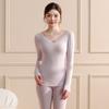 Conjunto Térmico de Roupa Íntima para Outono Feminino, Aquecimento Sem Costura, Modelagem Justa, Top Versátil de Camada Base, Nova Roupa Modeladora para Outono e Inverno