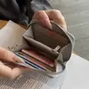 Billetera para monedas de piel genuina para mujer 2025 Nuevo Piel de vaca de capa superior Portatarjetas bancarias con múltiples ranuras Portatarjeta de licencia de conducir Multifuncional