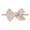 Amazon transfronterizo nueva diadema de lazo para niños accesorio para el cabello de bebé diadema fina de tela 4877