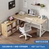 Mesa Dormitorio Niñas Mesa de Computadora Escritorio Gabinete de Noche Semicerrado Escritorio Simple de Esquina en Forma de L Estilo Crema