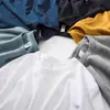 ¡Costura triple! ¡No se deforma después de lavar! Camiseta blanca de manga corta de algodón puro de peso pesado de 300 g para mujer, prenda interior holgada de manga corta para hombre