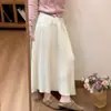 Outono Inverno 2026 Novo Estilo Coreano Ins Casual Versátil Emagrecedor Bainha Larga Cintura Alta Comprimento Médio Saia de Tricô Feminina