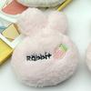 Cabeça de Animal Coelho de Pelúcia DIY Pingente Fofo Acessório para Bolsas, Roupas Infantis, Sapatos, Meias, Broche de Pelúcia