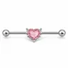 Pendientes Largos de Barra de Venta Caliente Transfronterizos, Piercings Industriales Dobles para Hélice, Studs para Cartílago del Oído, Puente de Oreja, Barra Wholesale, Joyería de Acero Inoxidable para Piercing