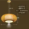 Lustre Moderno para Restaurante Chinês Iluminação para Salas de Catering de Hotel Divisórias Luzes para Restaurante de Hot Pot Assentos Individuais Luzes de Bambu com Spots