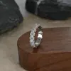 Anillo Abierto Personalizado para Mujer con Baño de Oro Real y Circonita Microincrustada, Anillo Geométrico de Alta Gama, Exquisito Anillo para Dedo Índice Estilo Ins