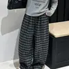 Conjunto de Otoño para Niñas 2026 Nuevo Estilo Coreano Conjunto de Moda para Niñas Mayores con Camiseta Base Estampada de Letras y Pantalones Cuadros Casuales