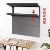 Estante de pared, estante recto simple de pared, estante de exhibición, estantería de almacenamiento con tablero perforado