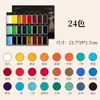 Set para principiantes de pigmentos sólidos para pintura china de 12 y 24 colores con herramientas y materiales completos para pintura china tradicional
