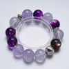 Pulsera de Cristal Natural Lavanda Smile Serenely para Mujer, Diseño de Moda, Pulsera de Lujo Ligero al por Mayor