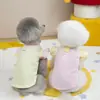 Roupas de Animal de Estimação Gato e Cachorro Estilo Novo Primavera e Verão Algodão Colete Vestido Teddy Bichon 25 Cores Contrastantes Mangas Volantes