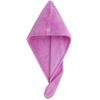 Gorro de ducha universal para mujer con succión súper fuerte, secado rápido, sin pelusa, toalla para el cabello, gorro de secado rápido grueso.