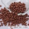 Vidro 4mm cor sólida verniz de cozimento miçangas de arroz miçangas soltas material feito à mão diy colar de miçangas série acessórios de joalheria com miçangas