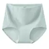 Pantaletas Jacquard de Algodón Puro de Cintura Alta Control de Abdomen~Nuevo Modelo 2024 10A Entrepierna de Seda Antibacteriana Transpirables Sin Costuras Tallas Grandes para Mujer