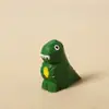 Llavero Colgante Tallado a Mano en Madera de Pequeño Dinosaurio para Hombres y Mujeres, Lindo Colgante de Dibujos Animados para Mochila Escolar de Niños como Regalo