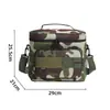 Bolsa Térmica Camuflada Transfronteiriça de Camada Dupla, Grande Capacidade, para Acampamento ao Ar Livre