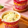 Nueva fecha Hong Kong mini tazón de fideos sabor mariscos, 18 tazones en una caja completa, fideos instantáneos en vaso pequeño, al por mayor 11