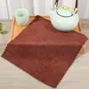 Paño de Cocina Transfronterizo con Logo Personalizado, Microfibra Absorbente, Estilo Antiguo con el Carácter '', Paño de Cocina Absorbente Espesado Estilo Zen para Té Kung Fu