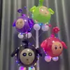 Balões Bobo da Moda Barraca de Mercado Noturno Balões Bobo Transparentes com Penas de Desenho Animado Brilhantes Brinquedos Infantis para Venda