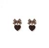 Amor Arco Brincos Nova Moda Internet Celebridade Elegante Simples Ear Stud Pequeno Fresco All-match Brincos de Clipe de Orelha sem Furos de Orelha
