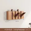 Perchero de Pared con Forma de Tecla de Piano para Entrada, Gancho de Madera Maciza para Dormitorio o Vestíbulo (Requiere Taladro), Perchero para Abrigos y Sombreros para Detrás de la Puerta