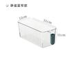Caja de almacenamiento transparente para refrigerador, cajón de clasificación de plástico, caja de almacenamiento para conservar alimentos frescos, caja organizadora para alimentos y verduras