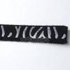 Cinturón elástico de felpa ancho 4c cinturón elástico de cintura accesorios de costura engrosado alta elasticidad jacquard de visón muestra de soporte personalización