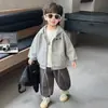 Chaquetas de Primavera y Otoño para Niños 2026 Nuevo Estilo Otoño Casual Versátil con Capucha para Niños Ropa de Moda para Otoño