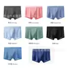 Ropa Interior Popular de Seda de Hielo para Hombre Verano 5A Ropa Interior Antibacteriana Calzoncillos Bóxer Cómodos y Transpirables para Hombre Calzoncillos Bóxer Al Por Mayor Pantalones