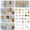 Pacote de Material DIY para Pulseiras de Acessórios de Joias com 10 Compartimentos Transfronteiriço Conjunto Completo de Pulseiras com Várias Contas de Formato Especial