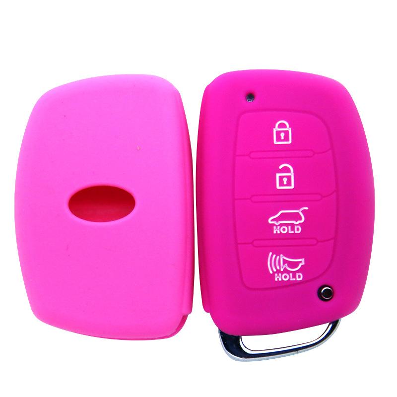 现代悦动钥匙套ix35锁匙包索纳塔硅胶保护套  (2).jp