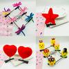 Pinza para el pelo de dibujos animados para niños, pinza de molinillo de viento linda, pinza de cerdito creativa