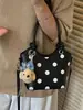 Bolso de Lunares para Mujer 2026 Nuevo Verano Moda Trendy Versátil Bolso de Hombro para Viajes Cotidianos Cruzado Bolso Cubo