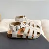 Zapatos de verano para niños estilo coreano Sandalias Birkenstock para niñas Sandalias romanas cerradas para niños Zapatos de playa para niños Zapatos de bebé