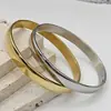 Pulsera de Acero de Titanio de 8 mm de Ancho Estilo Ins Europeo y Americano, Pulsera de Anillo Liso Esférico Brillante Simple y Moderna, Joyería Transfronteriza al por Mayor