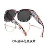 Nuevas Gafas de Sol Europeas y Americanas de Marco Grande para Hombres y Mujeres, Que Se Pueden Usar con Gafas para Miopía, Gafas de Sol Polarizadas Anti-UV, Lote Transfronterizo