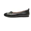 Zapatos Mary Jane Ultra Suaves Ligeros Estilo Francés Punta Cuadrada Suave para Mujer con Lazo Zapatos Planos Bajos de Ballet