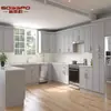 Fábrica de Exportação de Guangzhou Armários de Madeira Maciça Personalizados Casa Inteira Estilo Americano Europeu Pintura Armários de Cozinha Decoração Personalizada Geral