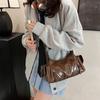 Bolso Versátil para Mujer de Otoño para el Trabajo Nuevo Bolso Simple para Moto Debajo del Brazo Bolso Cruzado de Hombro Único de Nicho