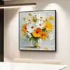 Pegatinas de pared tridimensionales 3D, arte de simulación de ventana, flores de jarrón, pintura decorativa de pared de fondo para sala de estar autoadhesiva, pegatinas de pared para dormitorio